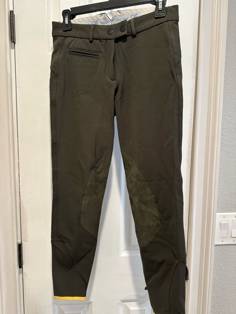 Callidae Women’s Olive Green Equestrian Riding Breeches